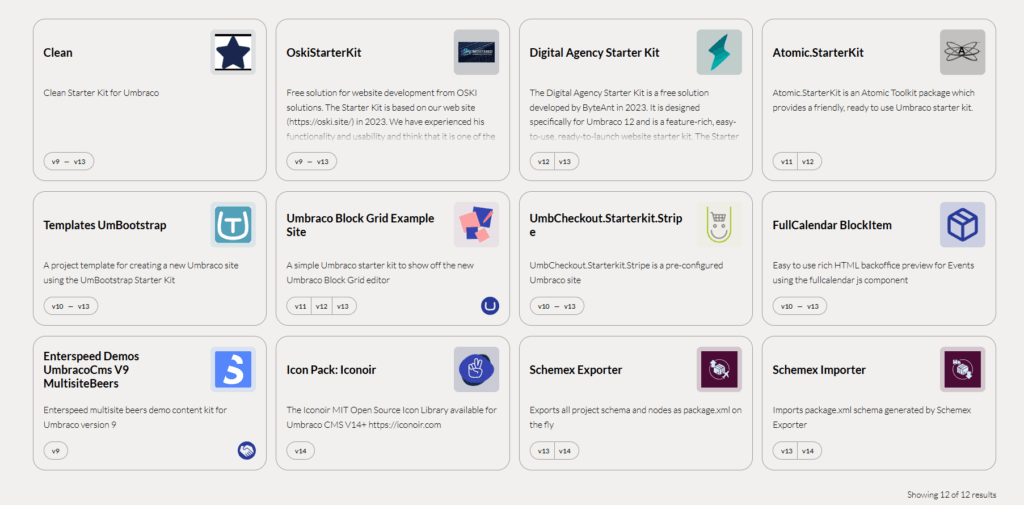 Umbraco Marketplace - Themes - 12 of 12 free available themes. 