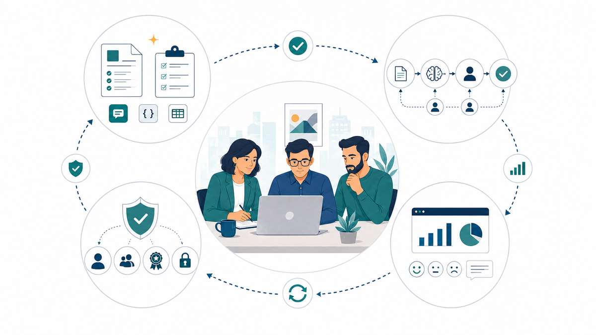 AI content operations workflow for association marketing teams