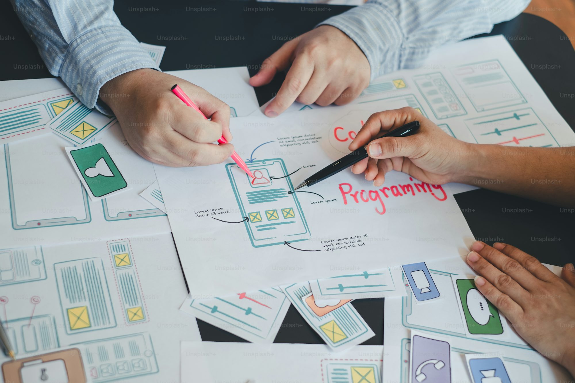 Wireframe and sitemap planning for association website information architecture